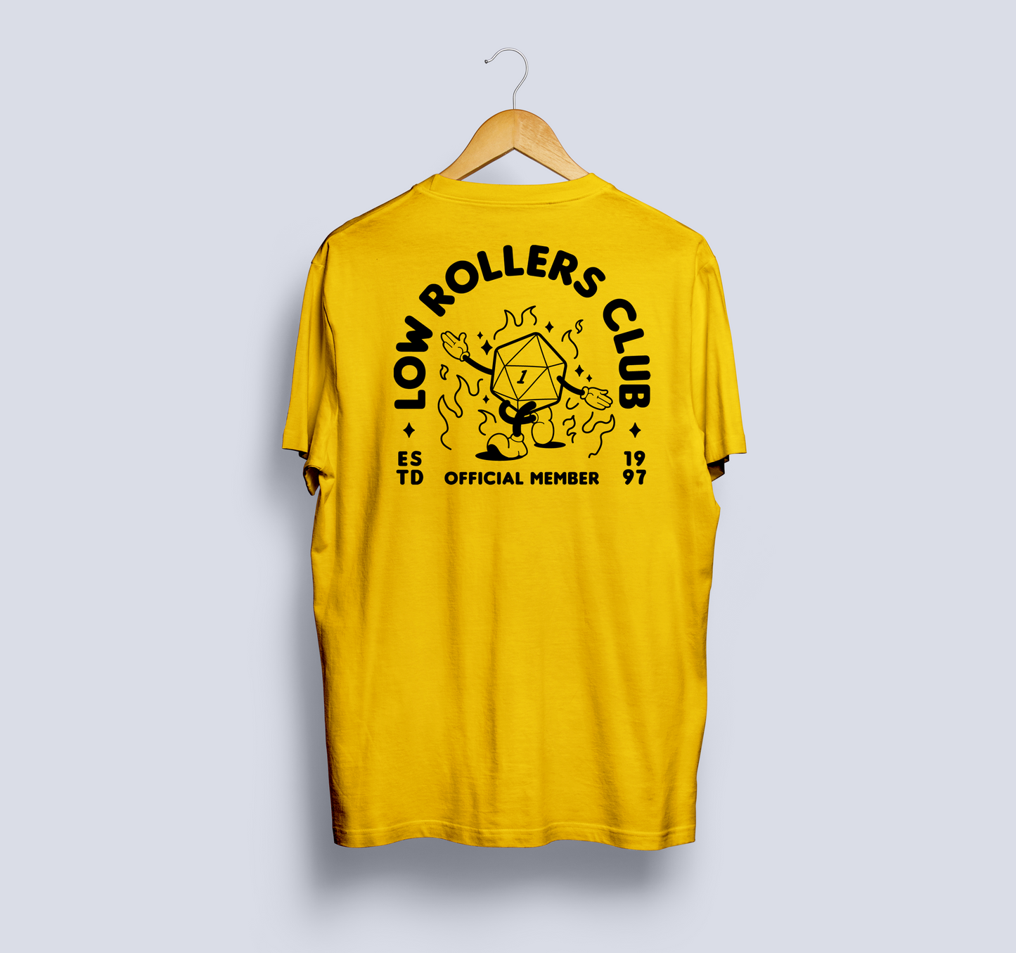 Low Rollers Club T-Shirt / Dnd Tshirt / Dnd gift / Geek tshirt / Fail dice / Boardgame gift