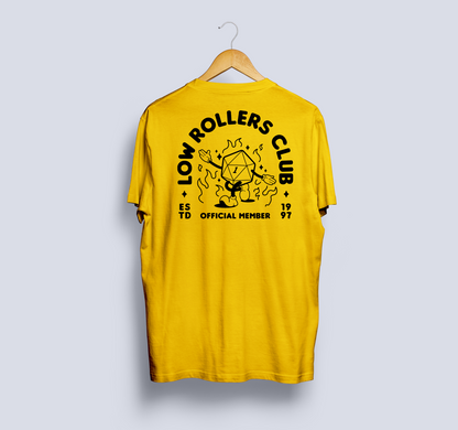 Low Rollers Club T-Shirt / Dnd Tshirt / Dnd gift / Geek tshirt / Fail dice / Boardgame gift