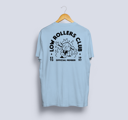 Low Rollers Club T-Shirt / Dnd Tshirt / Dnd gift / Geek tshirt / Fail dice / Boardgame gift