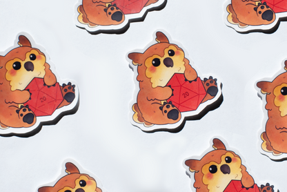 Owlbear CritRoll / Gloss Sticker