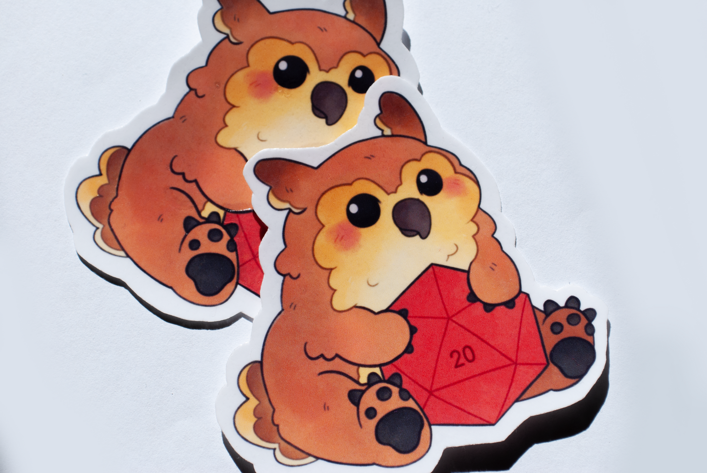 Owlbear CritRoll / Gloss Sticker