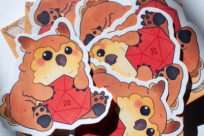 Owlbear CritRoll / Gloss Sticker