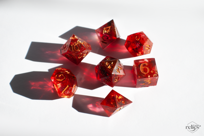 Mythical Ares Pride 7-PC Polyhedral set / Dnd gift / gift for friends / Rpg / Boardgame dice / Dungeons and dragons / Resin Dice / Dice